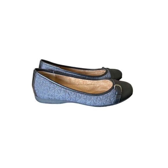Cliffs by white mountain Sia black flat ballet slip on 7.5. - Picture 1 of 5